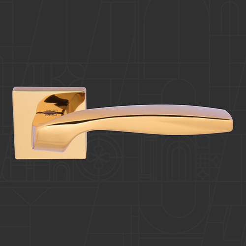 دستگیره اتاقی (رزت) - 10R Series - Polished Gold