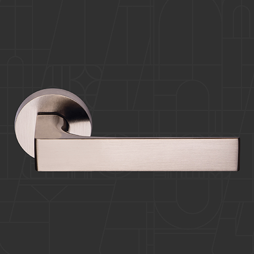 دستگیره اتاقی (رزت) - 12R Series - Satin Nickel