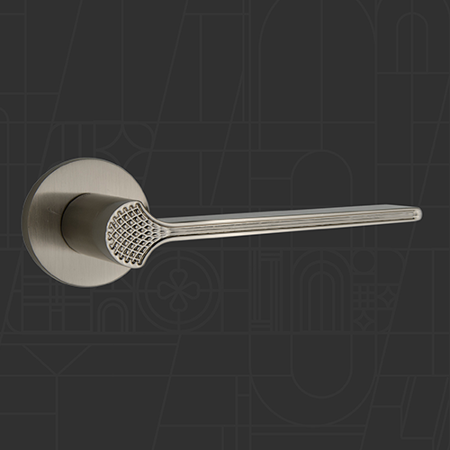 دستگیره اتاقی (رزت) - 14R Series - Satin Nickel