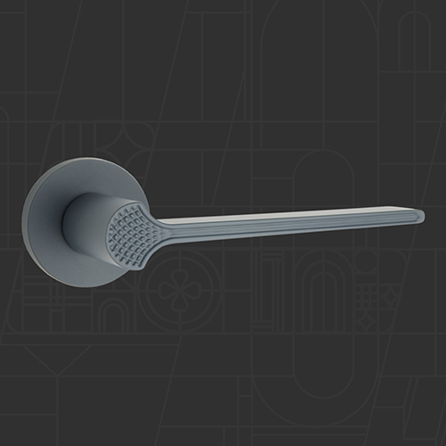 دستگیره اتاقی (رزت) - 14R Series - Gray