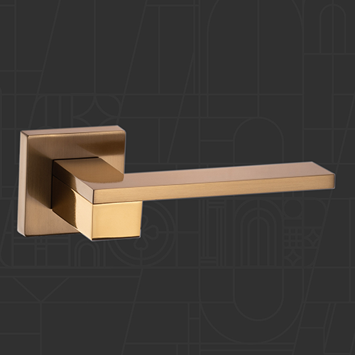 دستگیره اتاقی (رزت) - 17R Series - Satin Gold