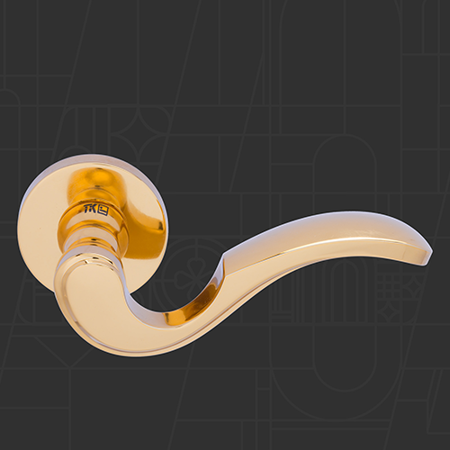 دستگیره اتاقی (رزت) - 30R Series - Polished Gold