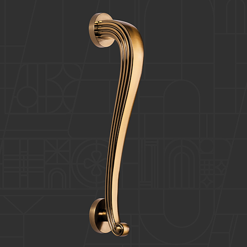 دستگیره ورودی ایستاده - 30PH Series - Satin Gold