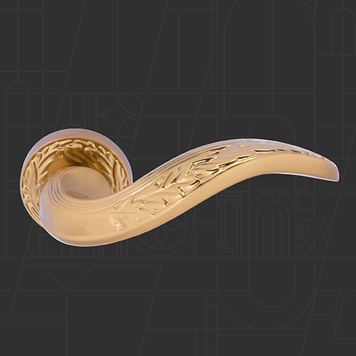دستگیره اتاقی (رزت) - 50R Series - Polished Gold