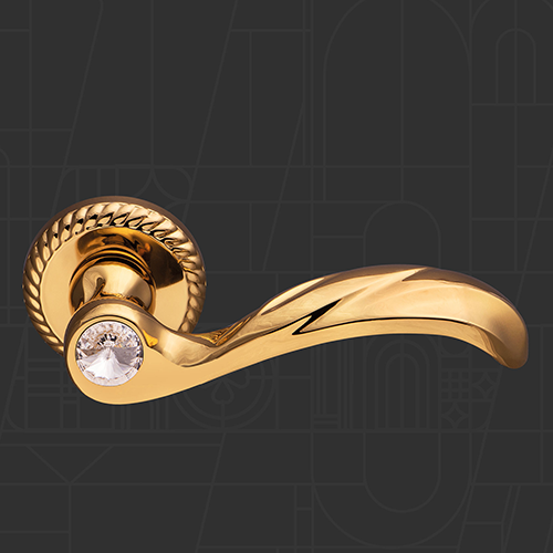 دستگیره اتاقی (رزت) - 60R plus Series - Polished Gold