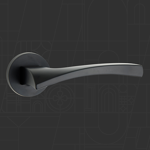 دستگیره اتاقی (رزت) - 80R Series - black